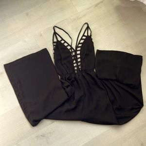 Pant romper- with open back